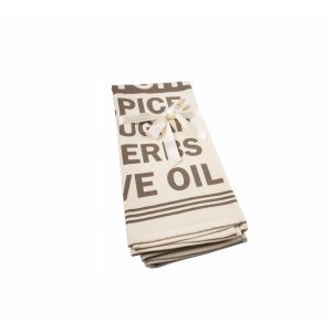 Kitchen towel set M-0036&M-0035.Ecru