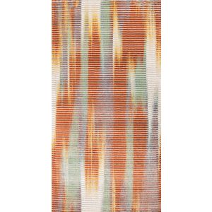 7590a S.Grey/Salmon Rug Anora