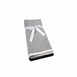 Kitchen towel set M-0042.WHITE&M-0042.DARK GREY