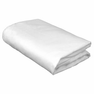 V1 White Flat SheetCotton/Satin