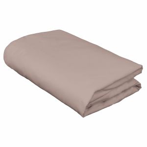 V34 Stone Flat Sheet Cotton/Satin