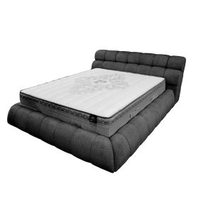 Bed Set With Mattress Mika Iconia D.Grey 6329
