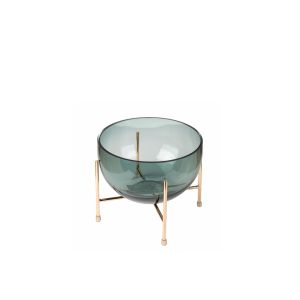 G23040 Glass Vase, Dark Green
