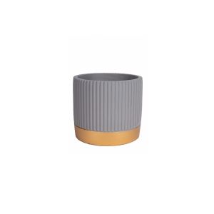 G230513-2/2-2/1-2 Ceramic Pot Dark Grey