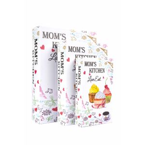 G230196 Декоративни Книги к-т 3бр Mom`S Kitchen