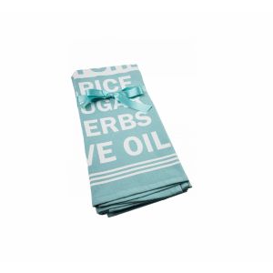 Kitchen towel set M-0036&M-0035.AQUA