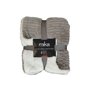 Одеяло Flannel CO.Sherpa.L.Brown
