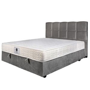 Bed set with mattress Mika Inci Med. Grey Sb21