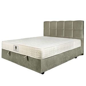 Bed set with mattress Inci Mocca Sb39