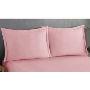 V12 Uni Pink Set Pillowcases Mika Cotton/Ranforce