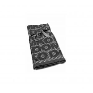 Kitchen towel M-0042 DOMKO LOGO.DARK GREY