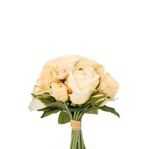 G25-67 Изкуствени Цветя Крем Роза Букет