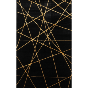 Bb406c Black/Gold Mika Opera Rug