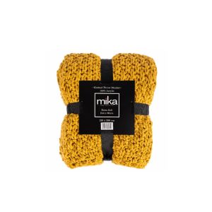 CTW1921 Одеяло Chunky Knitted Yellow