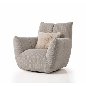 Armchair Mika Nice Berlin 650 Grey