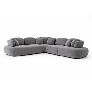 Corner Sofa Mika Berlin Oscar 10 D.Grey
