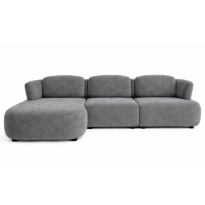 Left Corner Sofa Berlin Oscar 10 D.Grey