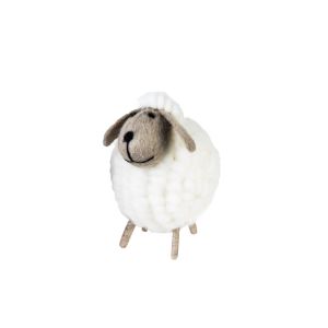G1911073/4/5 Sheep decoration, White