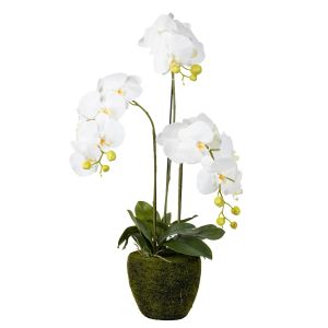 G230102-1 Изкуствено Цвете Бяла Орхидея