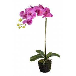 G230104-4 Изкуствено Цвете Лилаво/Розова Орхидея
