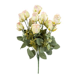 G230121-5 Изкуствени Цветя Букет Рози Зелени