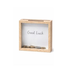 G25-148/9/0/1A Касичка с пожелания за късмет Светло Кафява