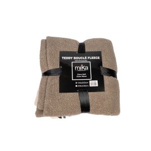 G25-238 Blanket Teddy Buckle Fleece Brown