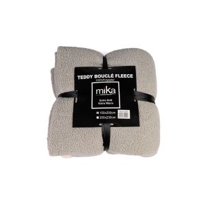 G25-238 Blanket Teddy Buckle Fleece L. Grey