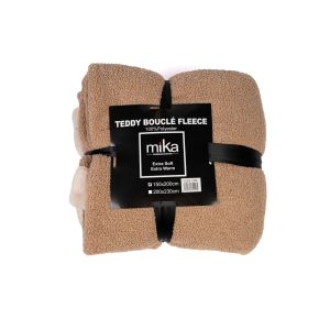 G25-238 Blanket Teddy Buckle Fleece Taupe