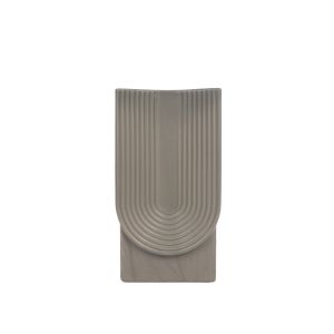 G25-31c Ceramic Vase Grey U-Shape