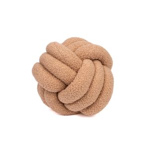 G25-232-4 Decorative Pillow Knot Teddy Taupe