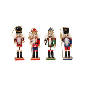 G25-115 Комплект 4бр Дървени Оловни Войници 13см