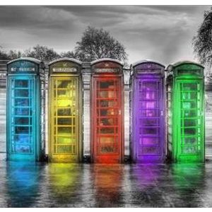 Картина 41-405 Telephone boxes