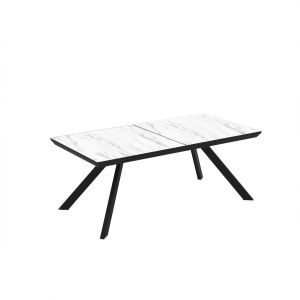 Разтегателна трапезна маса Mika Corin Marmo Super Mat