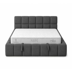 Bed Set With Mattress Mika Novi D.Grey Sb84
