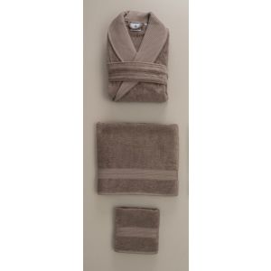 Комплект Халат и Кърпи Mireko.New Latte