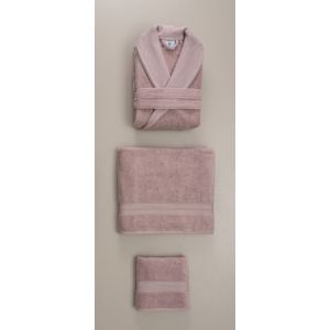 Комплект Халат и Кърпи Mireko.Dusty Rose