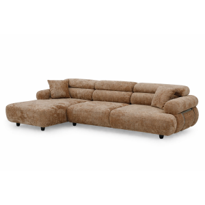 Left Corner Sofa Mika Nevada 317 Velvet Sand