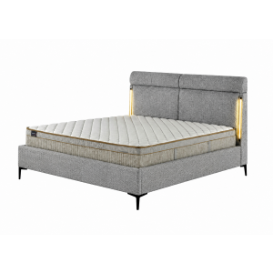 Bed set with mattress Mika Palais D.Grey 6389