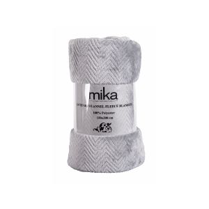 Одеяло Jacquard Flannel Fleece.grey