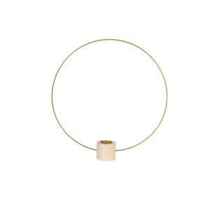 G1911098 Свещник, метал/дърво