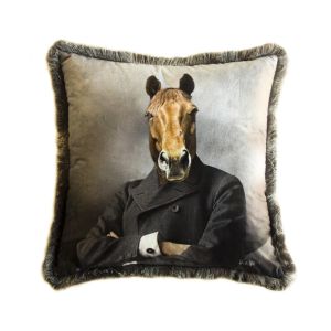 EY275 Horse Mika Velvet Декоративна възглавница