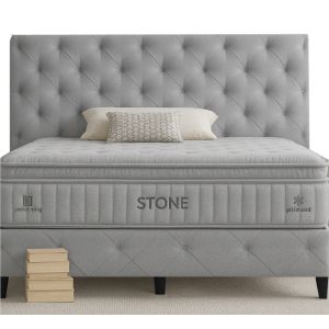 Спалня с матрак Mika Stone Med.Grey Sb21