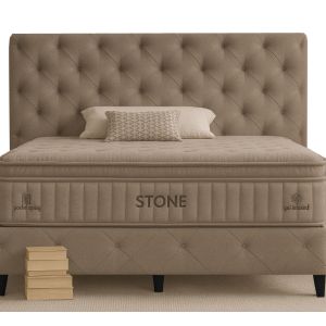 Спалня с матрак Mika Stone Taupe Sb38