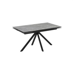 Разтегателна трапезна маса с плот от синтерован камък Mika Perla Shadow